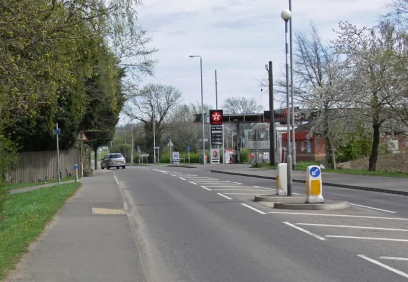 Nottingham Road, Ashby de la Zouch, close to the Aldi on Dents Road, Ashby-de-la-Zouch
