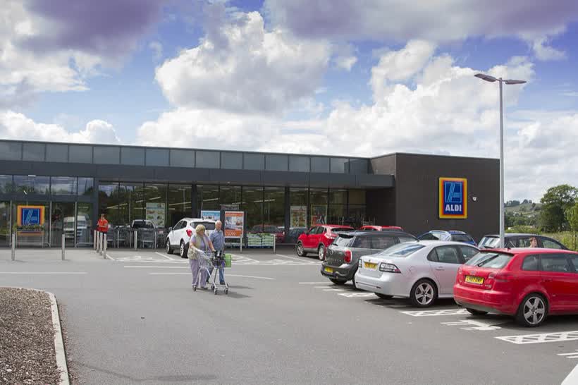 ALDI at Ashbourne, close to the Aldi on Carnation Way, Ashbourne