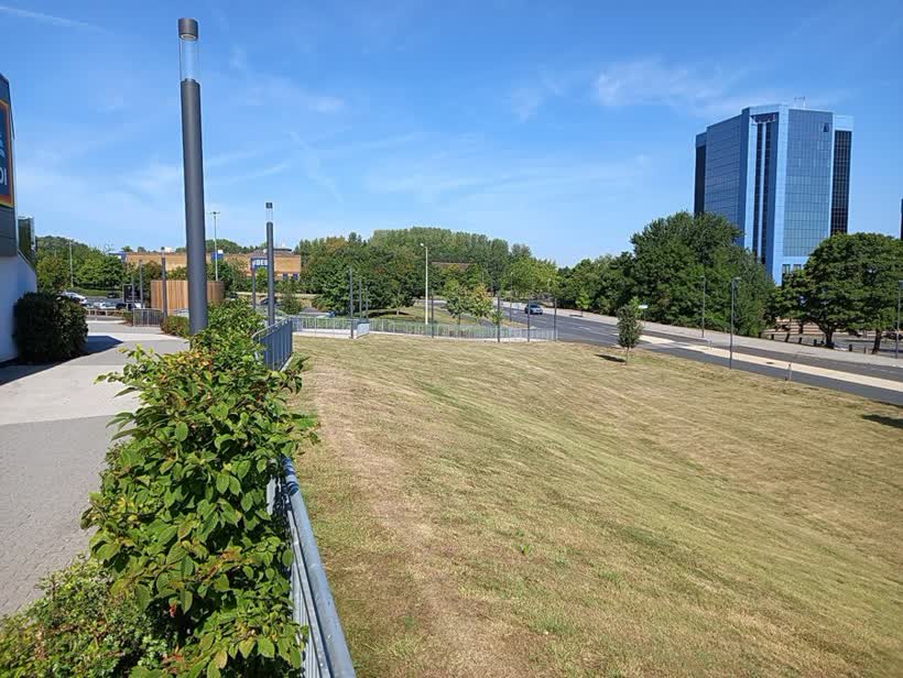 Grassed area at the northern side of Telford Town Centre, close to the Aldi on Grange Central, Telford