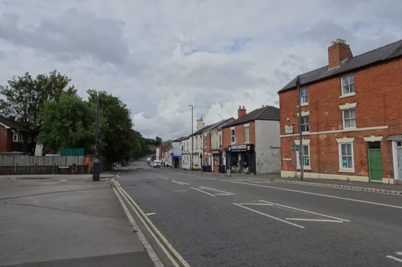 Burton Road near Mount Street, close to the Aldi on Burton Road, Derby