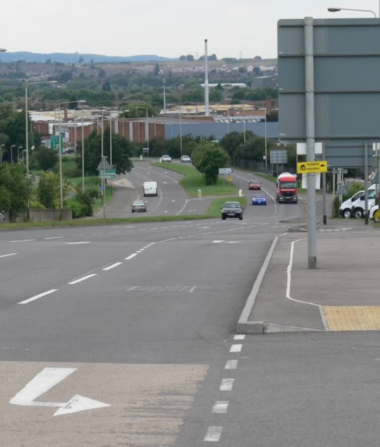 Thurmaston Lane, Leicester This forms part of the A563 outer ring road., close to the Aldi on Fletton Close, Leicester