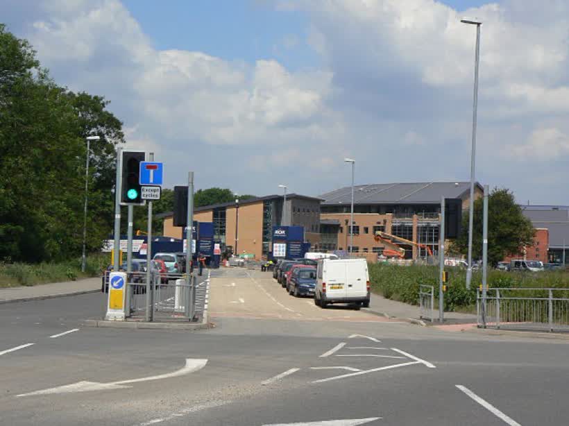 The Becket School These are the new buildings which will replace the current sites on Ruddington Lane and Wilford Lane., close to the Aldi on The Becket Way, Nottingham