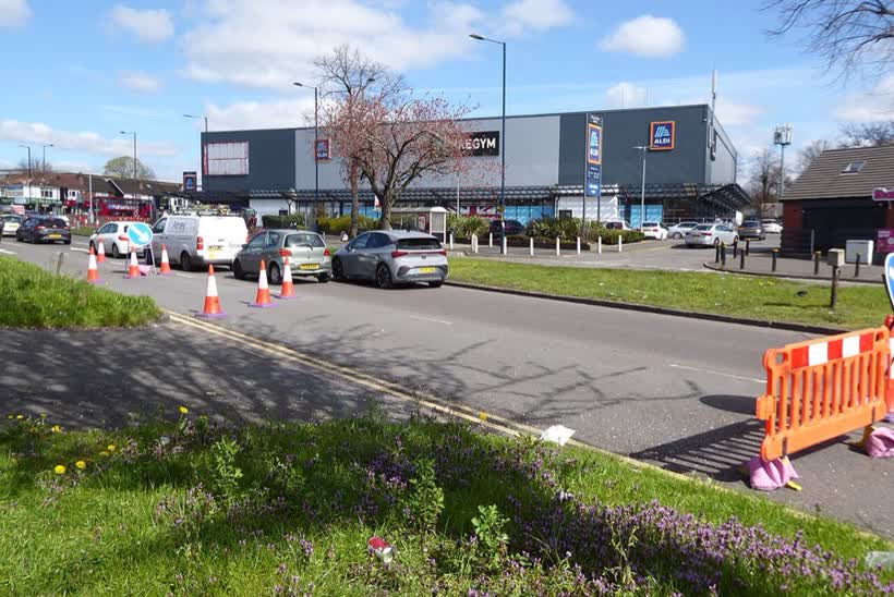 Aldi Store, close to the Aldi on Stechford Lane, Birmingham