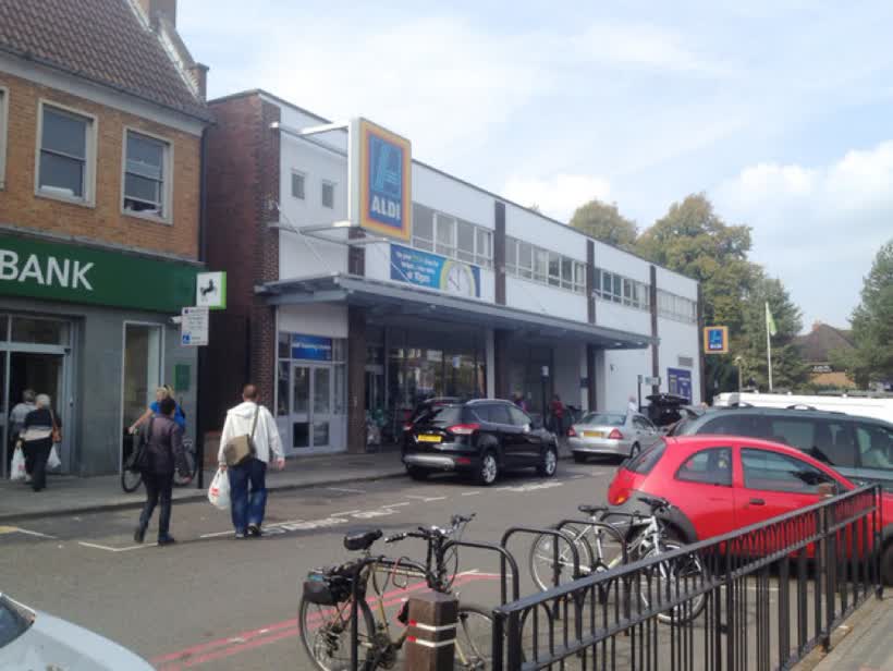 Aldi store, Stratford Road, Shirley, close to the Aldi on Stratford Road, Shirley