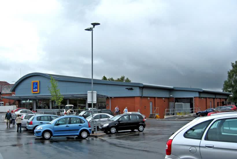 Aldi Supermarket, Bridgnorth Road, Wollaston, close to the Aldi on Bridgnorth Road, Wollaston