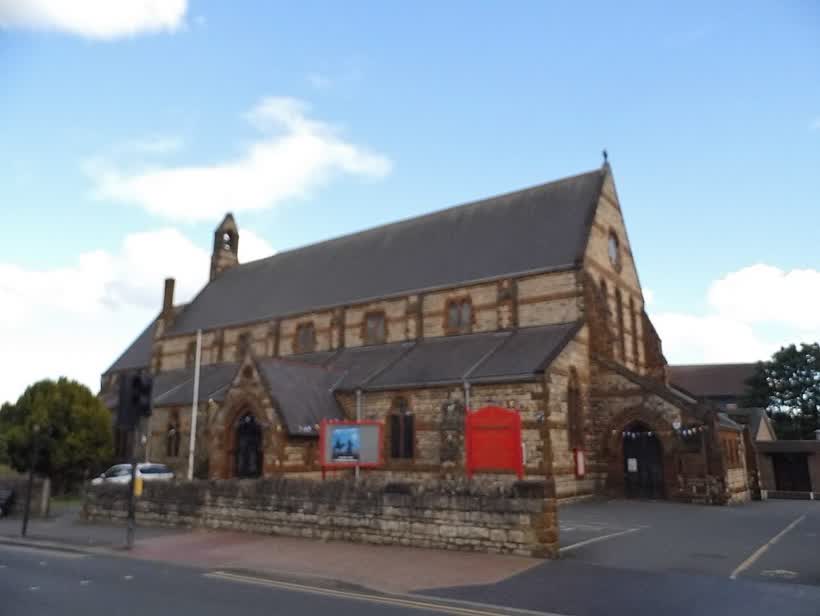 All Saint's Church, Wellingborough, close to the Aldi on Victoria Road, Wellingborough