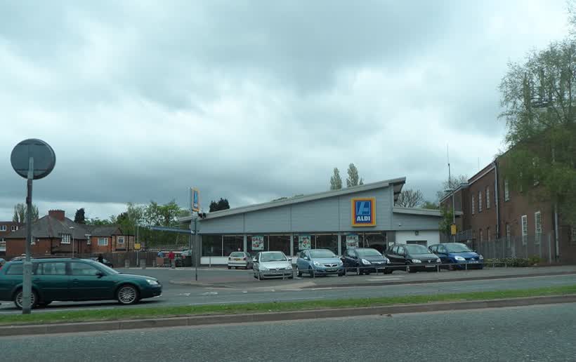 Aldi Supermarket at Great Barr, close to the Aldi on Birmingham Road, Great Barr