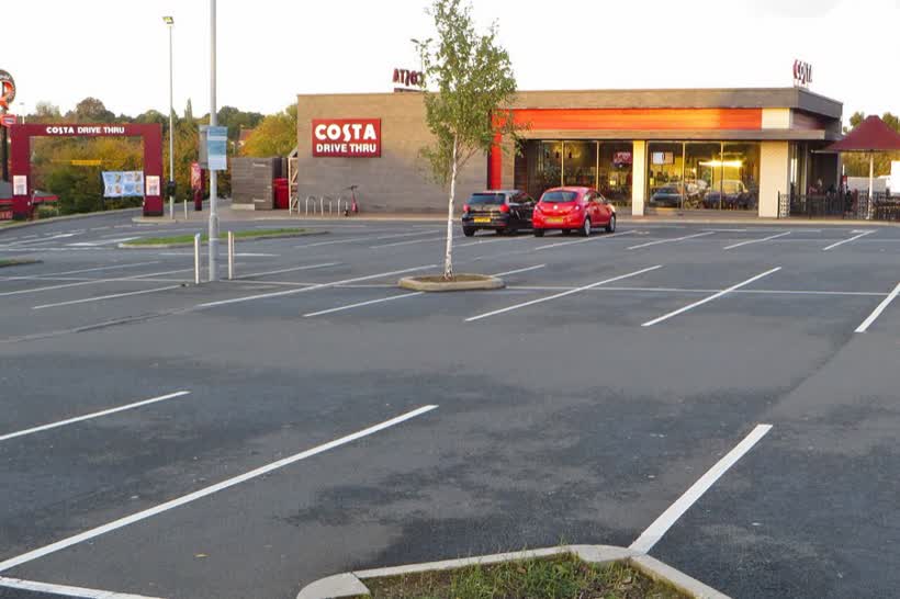 Coffee drive thru, close to the Aldi on Carina Road, Kettering