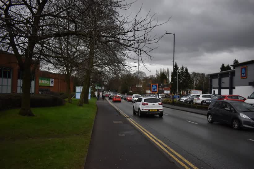 Chester Road south-east - New Oscott, Birmingham, close to the Aldi on Chester Road, Sutton Coldfield