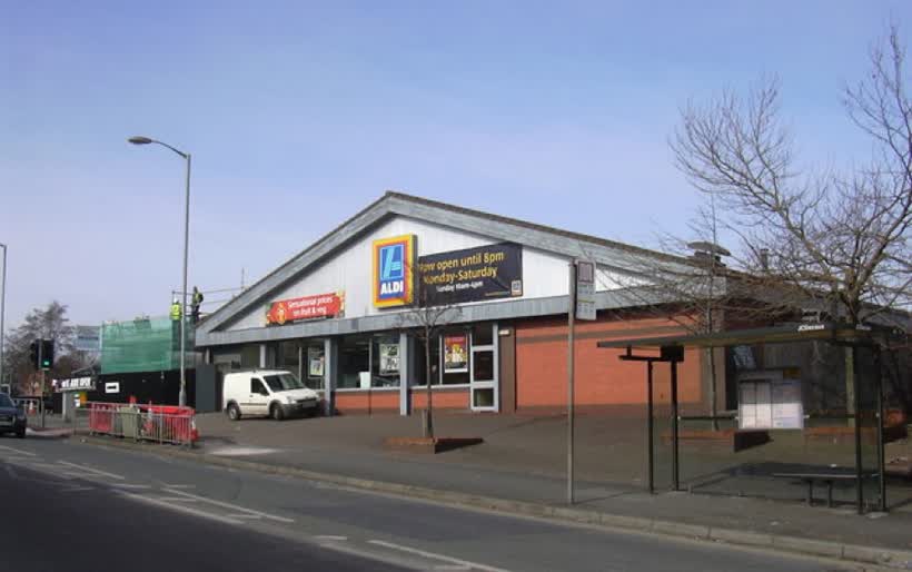 Aldi, Bell Lane, close to the Aldi on Bell Lane, Bury