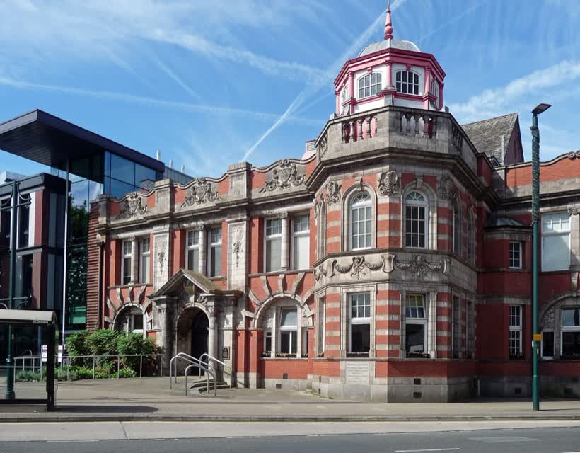 Library, Church Street, Eccles, close to the Aldi on Church Road, Salford