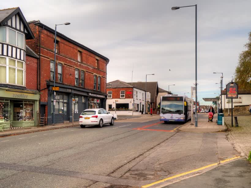 Bus Stop on Bury New Road, close to the Aldi on Bury New Road, Prestwich