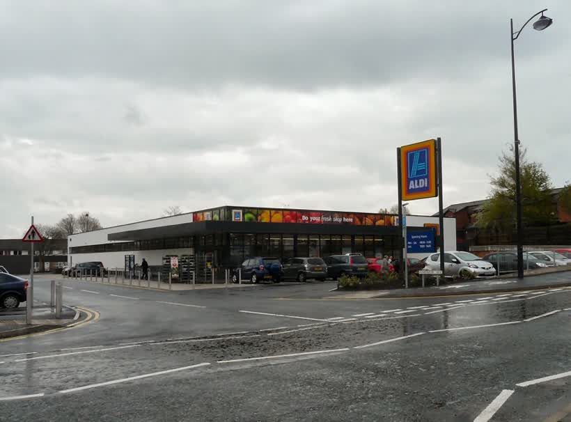 Aldi, Offerton, close to the Aldi on Lisburne Lane, Offerton