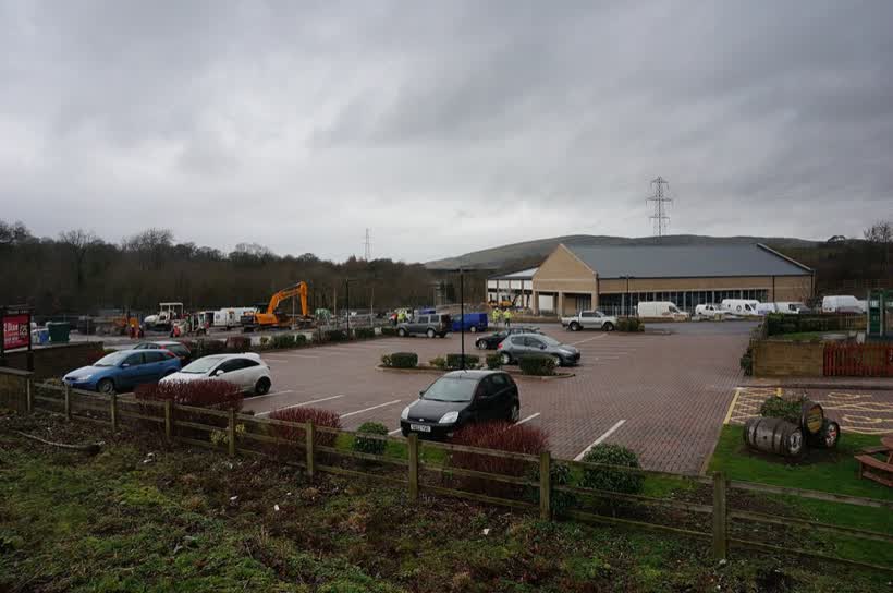 Aldi supermarket, soon to be opened, close to the Aldi on Foresters Way, Chapel En Le Frith