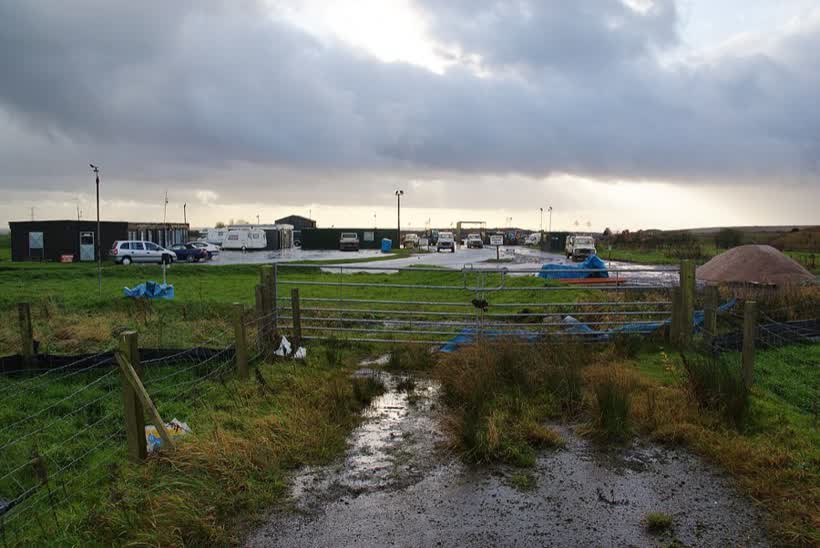 Bridleway ending at Cutacre Tip Reclamation and Surface Mine, close to the Aldi on Cutacre Way, Bolton
