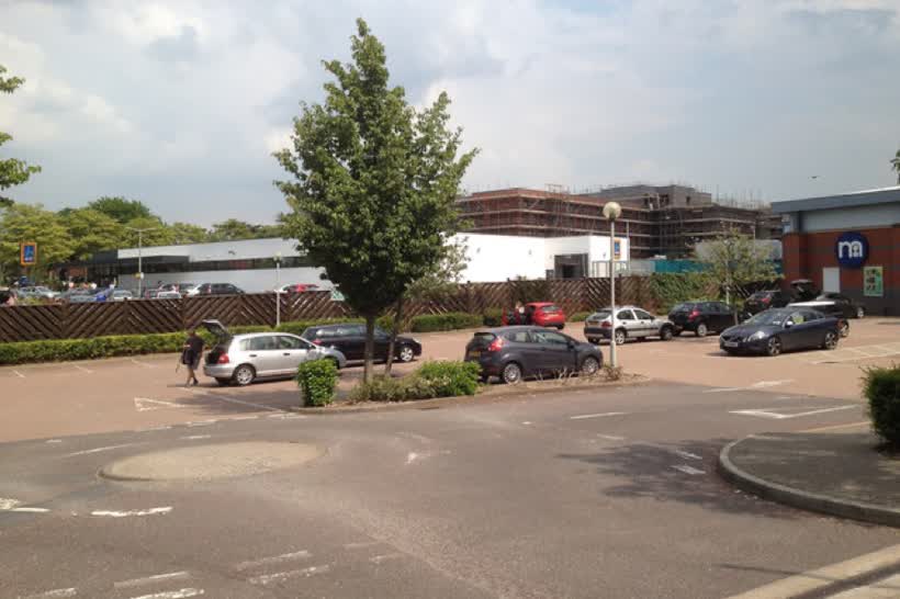 New Aldi store, Queensway, Leamington, close to the Aldi on Tachbrook Park Drive, Leamington Spa