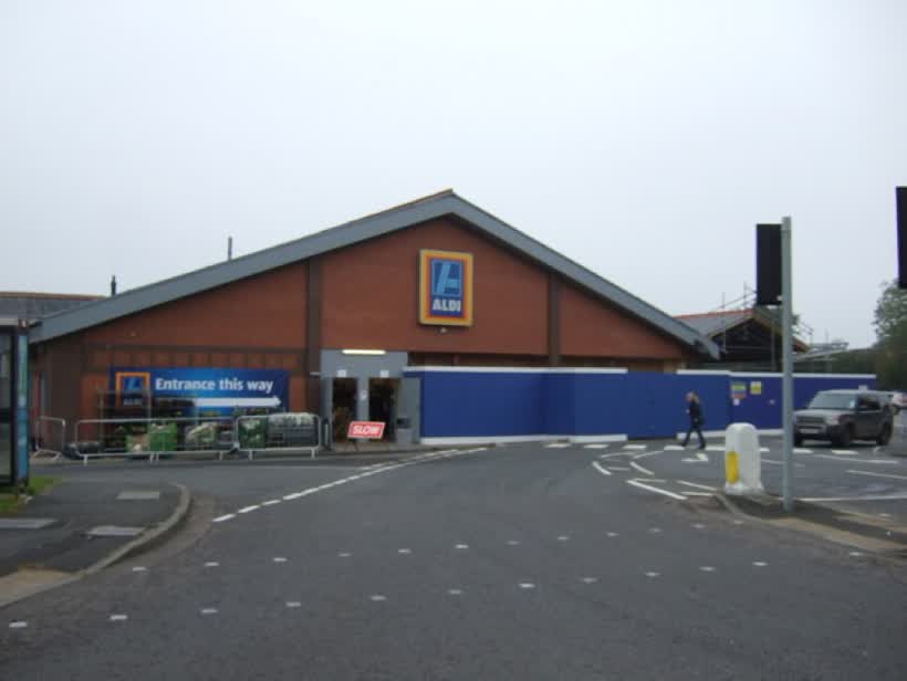 Aldi supermarket, Carlisle, close to the Aldi on Kingstown Road, Carlisle