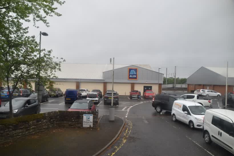 Castle Retail Park - Aldi, close to the Aldi on Castle Retail Park, Penrith