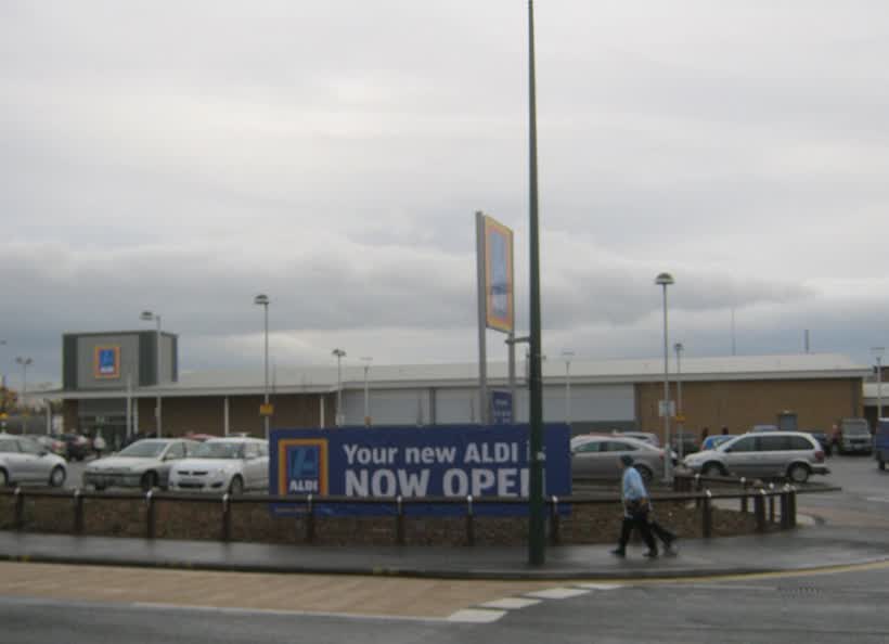 New Aldi Supermarket in Greenwell Road Newton Aycliffe, close to the Aldi on Greenwell Road, Newton Aycliffe