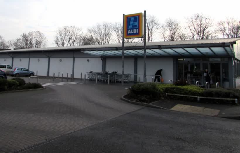 Aldi, Quedgeley, close to the Aldi on Bristol Road, Gloucester
