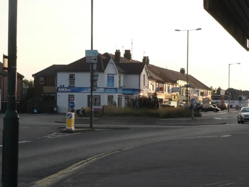 Wallisdown roundabout, close to the Aldi on Wallisdown Road, Bournemouth