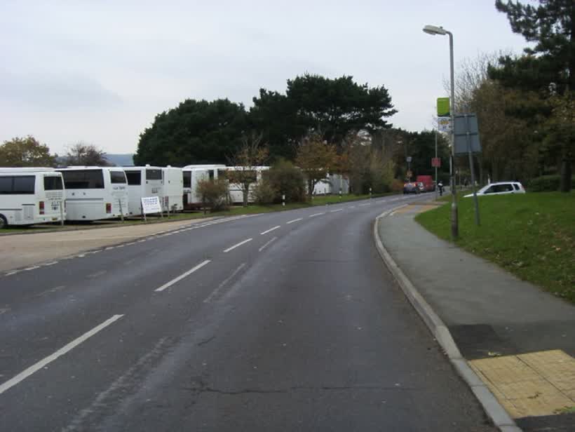 Whitecross Lane Whitecross Lane passing Merrie Gardens nearing Newport Road, close to the Aldi on Whitecross Lane, Sandown