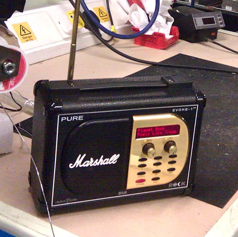 ...with PURE Evoke listening to Planet Rock, close to the Aldi on Watling Street, Milton Keynes