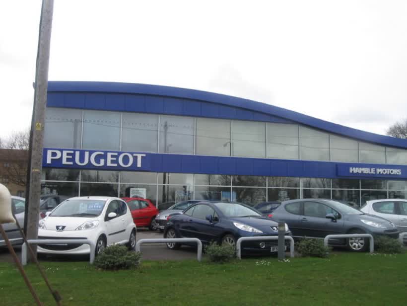 Peugeot Car Dealership, Hightown, close to the Aldi on Bursledon Road, Southampton
