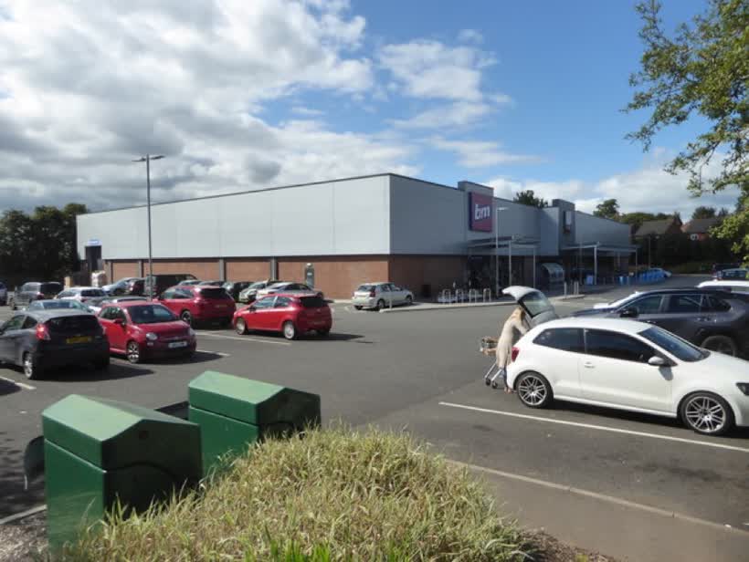 B & M and Aldi, Worcester, close to the Aldi on Bath Road, Worcester