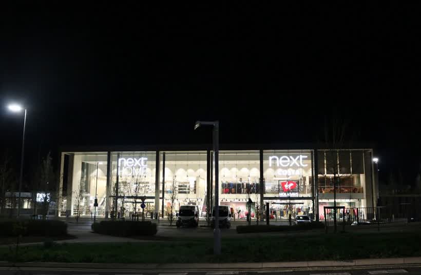 Next store on Crest Road, High Wycombe, close to the Aldi on Crest Road, High Wycombe