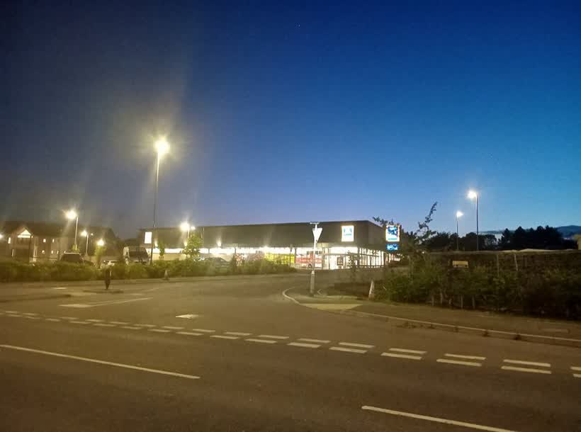 Aldi by Warrington Road, Olney, close to the Aldi on Worcester Way, Olney