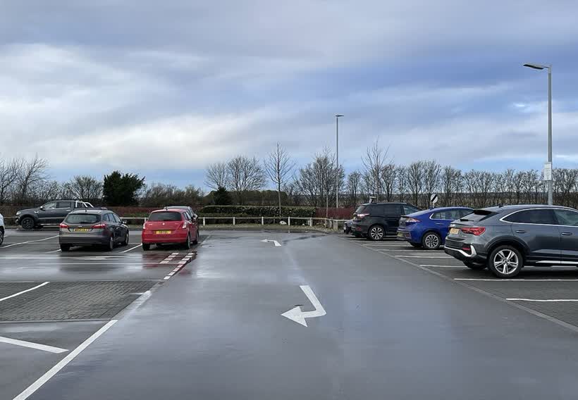Aldi car park - Royston, close to the Aldi on Gateway Durham Way, Royston