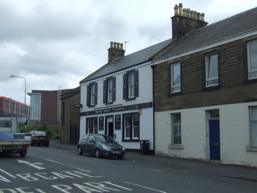 The West Port Tavern, Bathgate, close to the Aldi on Gardners Lane, Bathgate