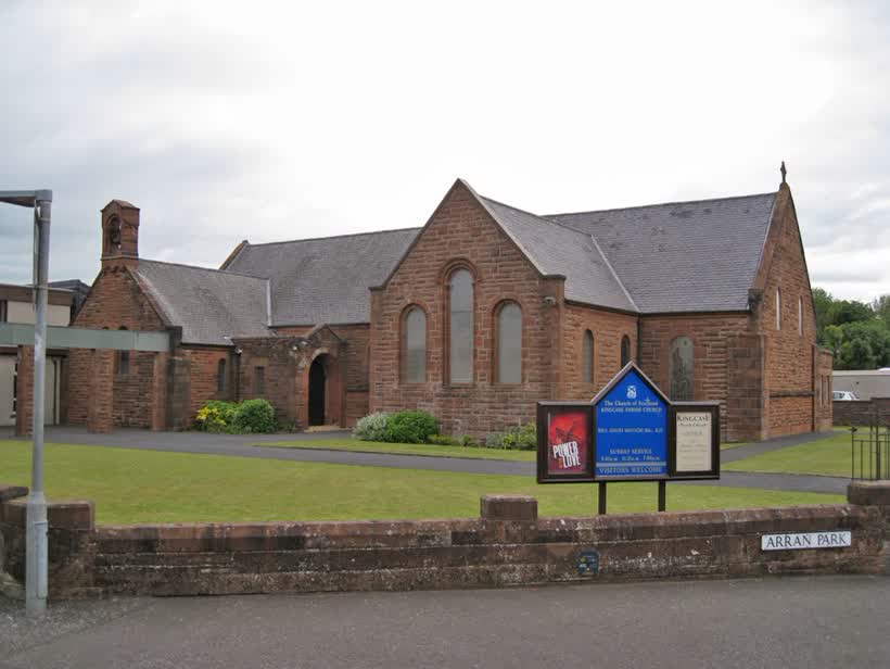 Kingcase Parish Church, close to the Aldi on Ayr Road, Prestwick