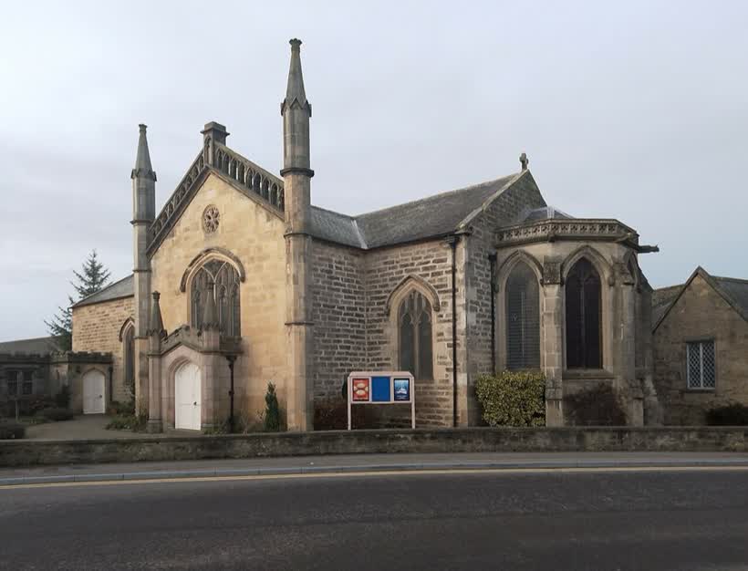 Holy Trinity Church, Elgin, close to the Aldi on Trinity Place, Elgin