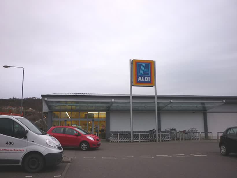 Aldi store, Oban, close to the Aldi on Lynn Road, Oban