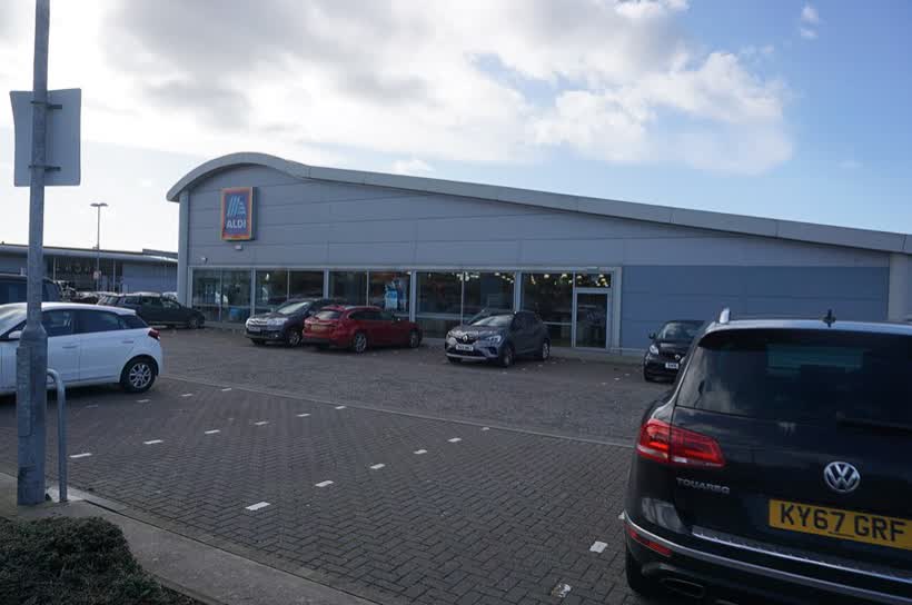 Aldi on Westhill Drive, Westhill, close to the Aldi on Westhill Drive, Westhill