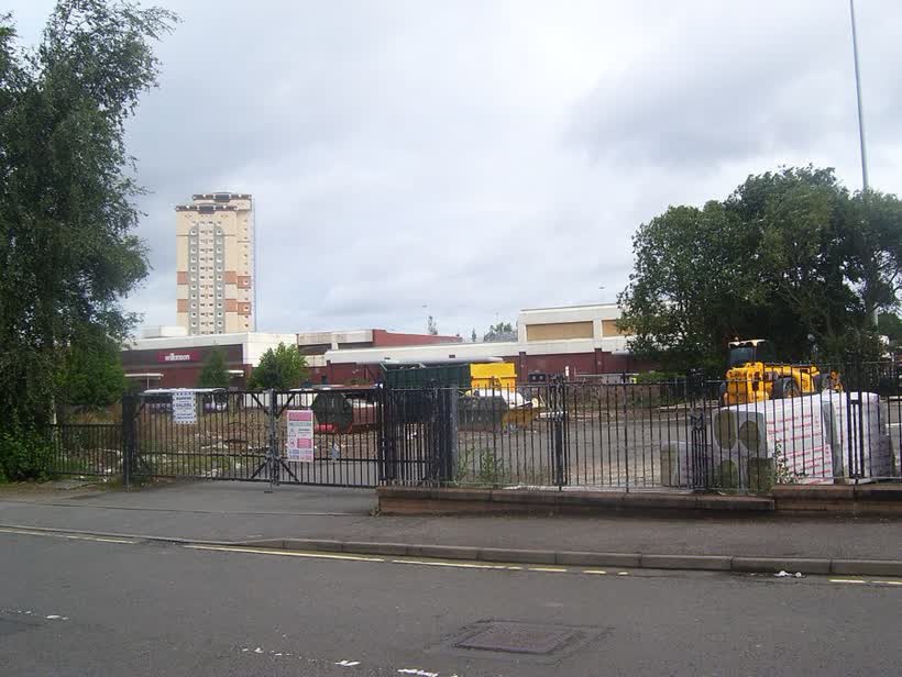 Dalzell Building demolished, close to the Aldi on Mason Street, Motherwell