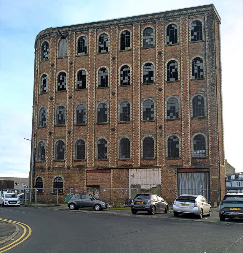 Former Glebe sugar house, close to the Aldi on Patrick Street, Greenock