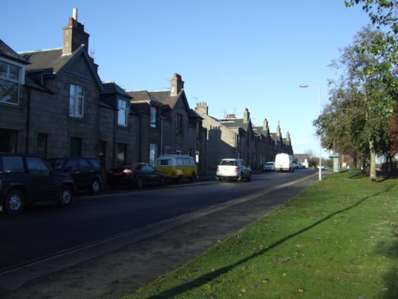 Harlaw Road, Inverurie, close to the Aldi on Harlaw Road, Inverurie