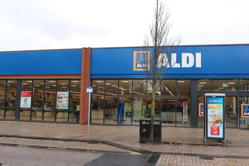 Aldi, Renfrew, close to the Aldi on High Street, Renfrew