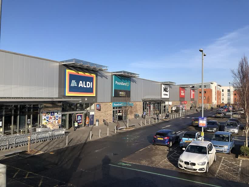 Shops off Chesser Avenue, close to the Aldi on Chesser Avenue, Edinburgh