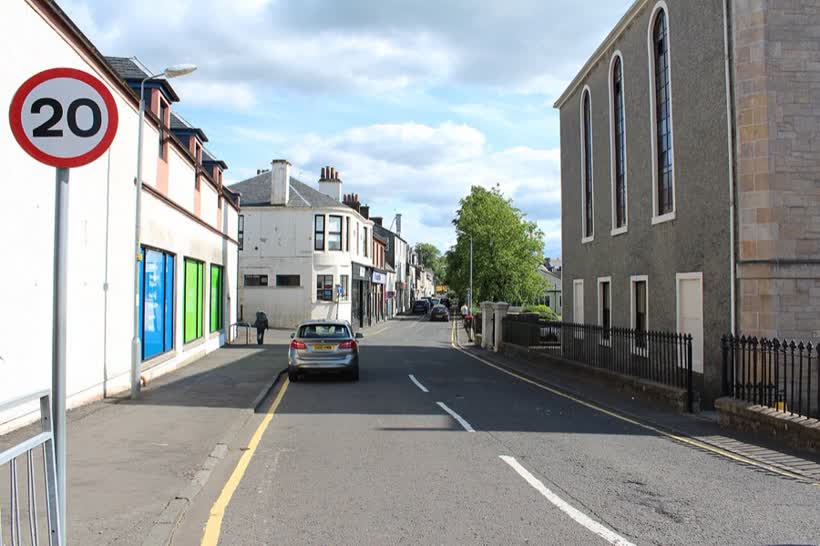 Waterside Street, Strathaven, close to the Aldi on Waterside Street, Strathaven