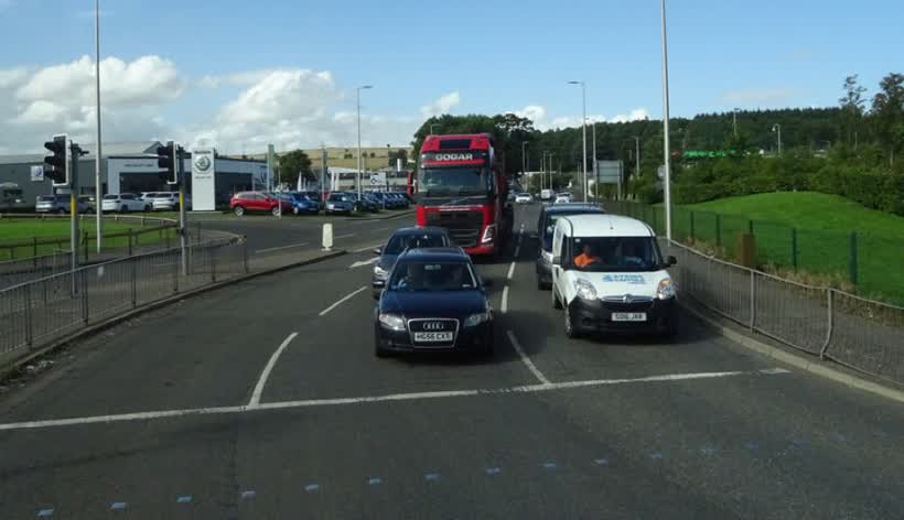 Myrekirk Road, Dundee, close to the Aldi on Myrekirk Road, Dundee
