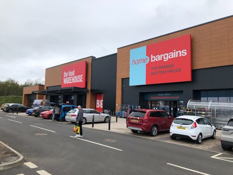 Oaktree retail park, Haddington, close to the Aldi on Retail Park, Haddington