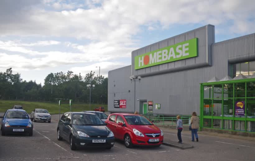 Bigbox retail area of Portlethen The level of economic activity is quite slow in this retail park, as high taxation and high unemployment are taking their toll on the populace., close to the Aldi on Muirend Road, Aberdeen