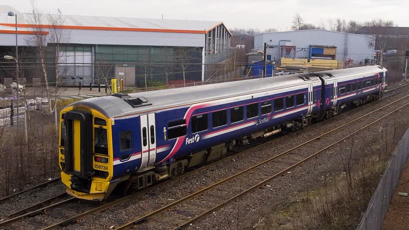 158738 at Whifflet, close to the Aldi on Tennent Street, Coatbridge