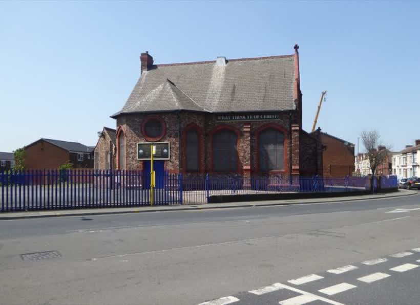 Salop Chapel, close to the Aldi on Salop Street, Liverpool
