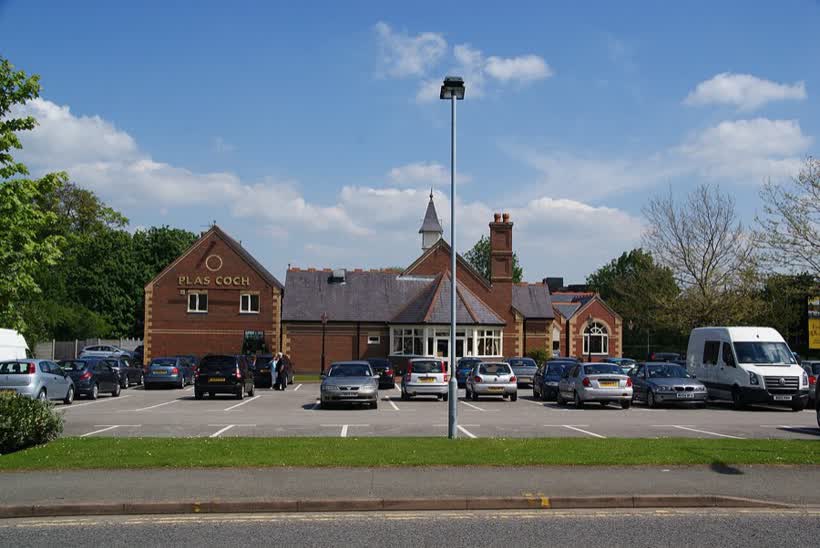 The Plas Coch pub, close to the Aldi on Plas Coch Retail Park, Wrexham