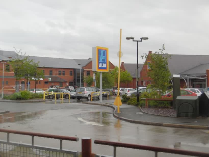 Aldi, Sandbach, close to the Aldi on Middlewich Street, Sandbach